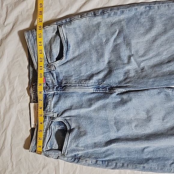 Arizona Jean Co Womens Size 15 Highest Rise Vintage Straight Jeans New - Picture 12 of 16